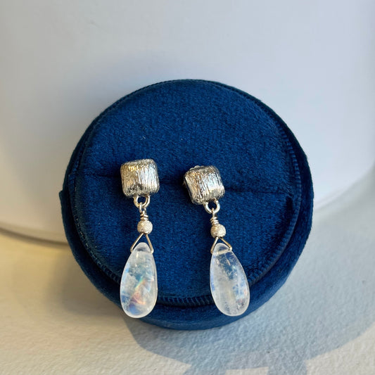 Kathryn Rebecca, Small Cushion Drop Earrings