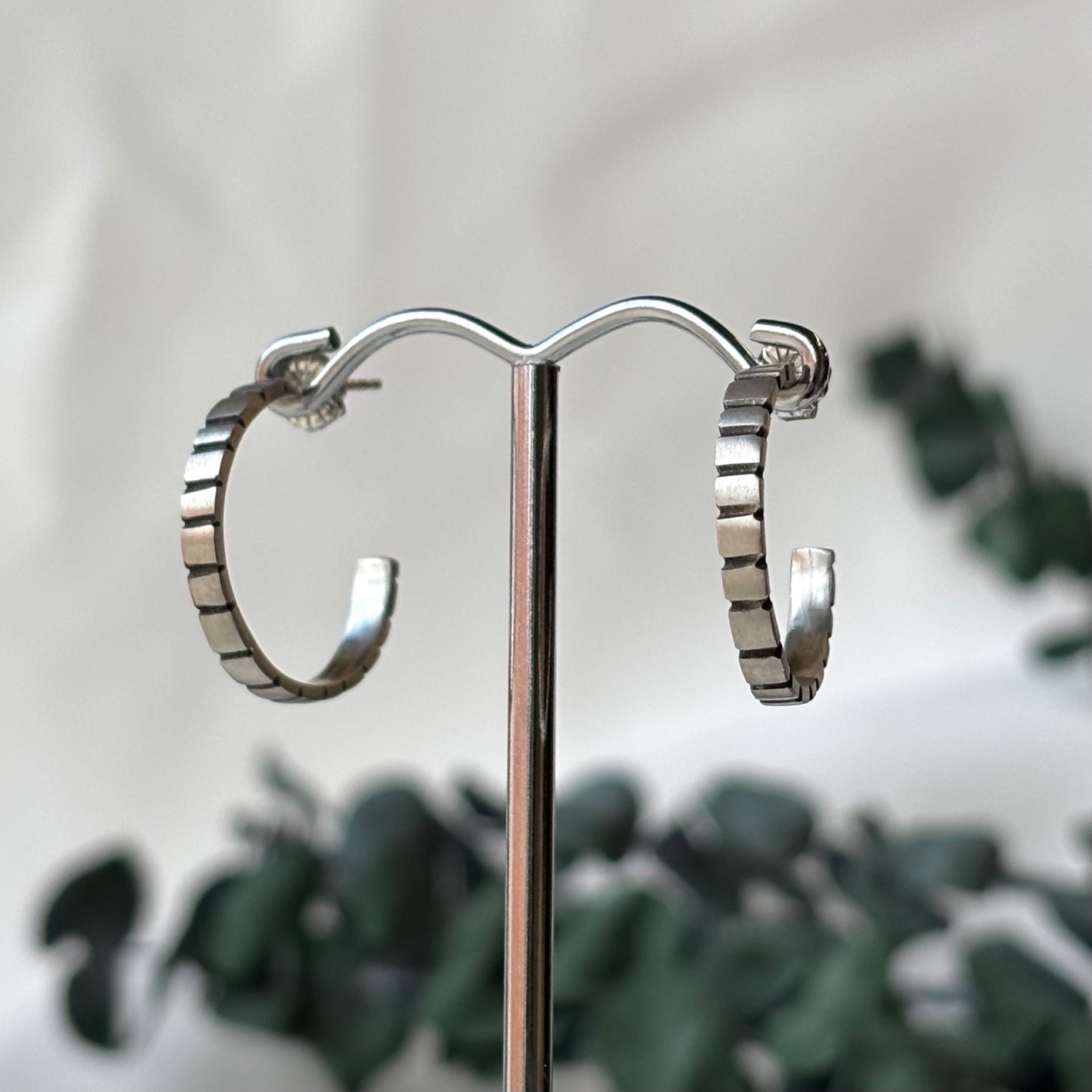 Andrea Mueller, Stacked Square Hoop Earrings-1