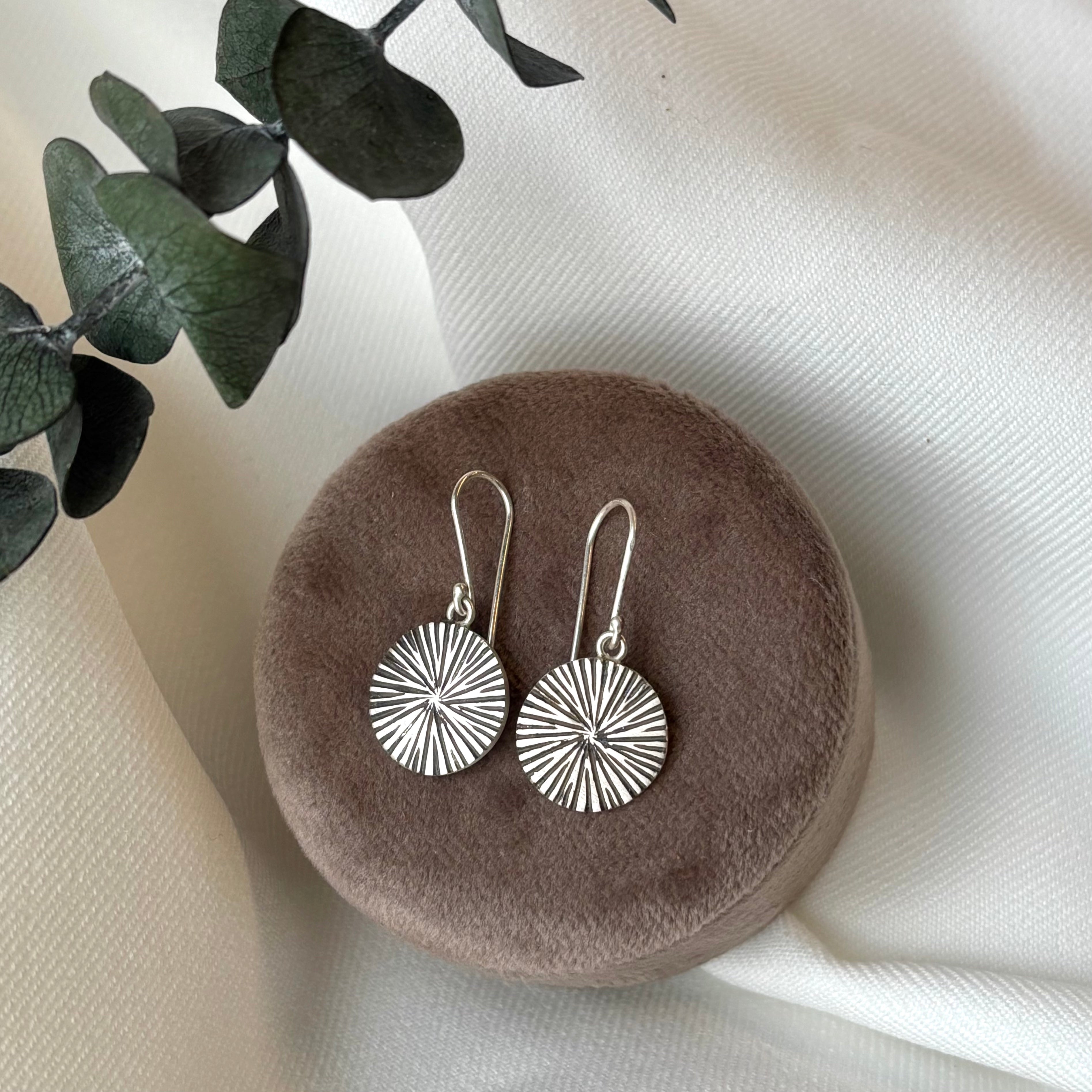 Andrea Mueller, Rays of Light Dangle Earrings-1