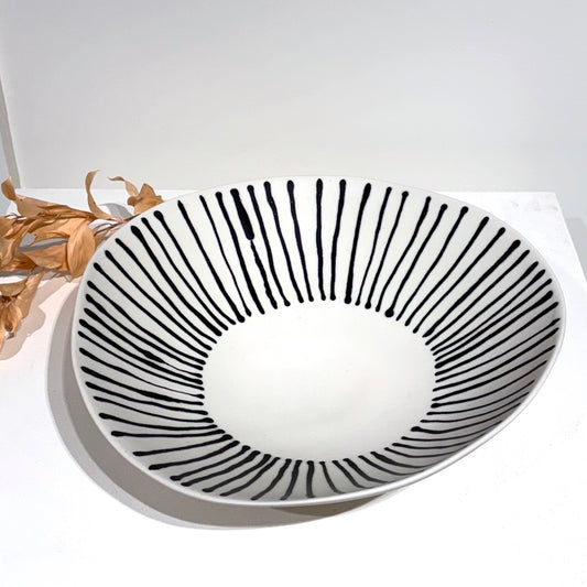 Jennifer Graham, Large White Footed Bowl