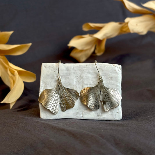 Galili Ellis, Ginkgo Leaf Earrings