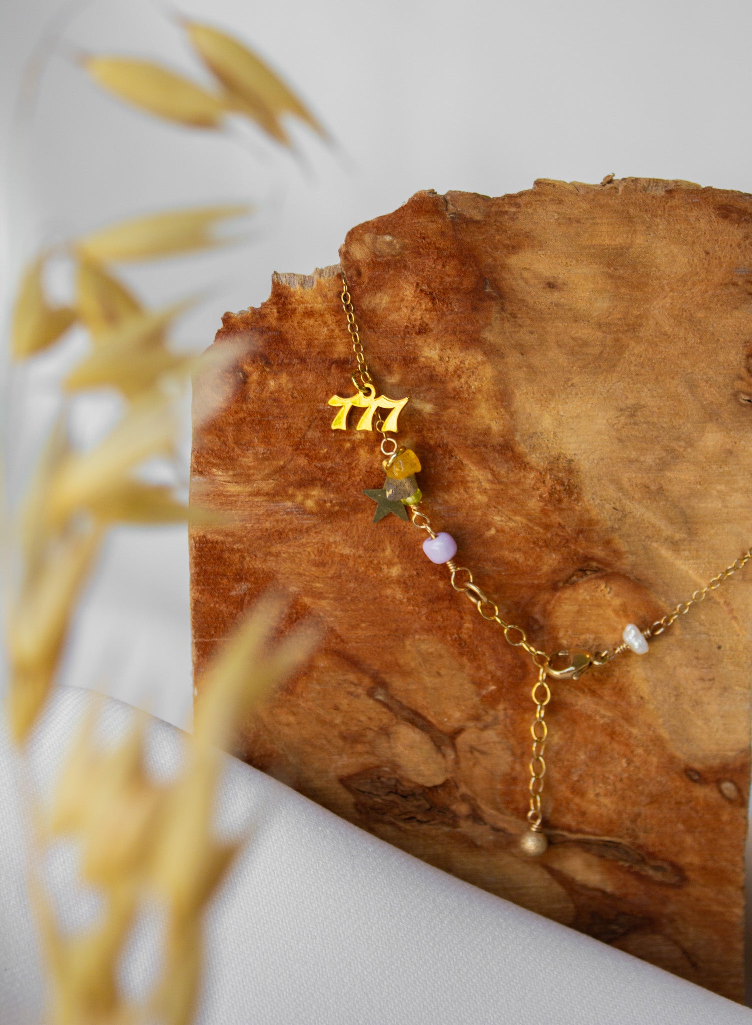 Hailey Jane, Star and 777 Charm Bracelet