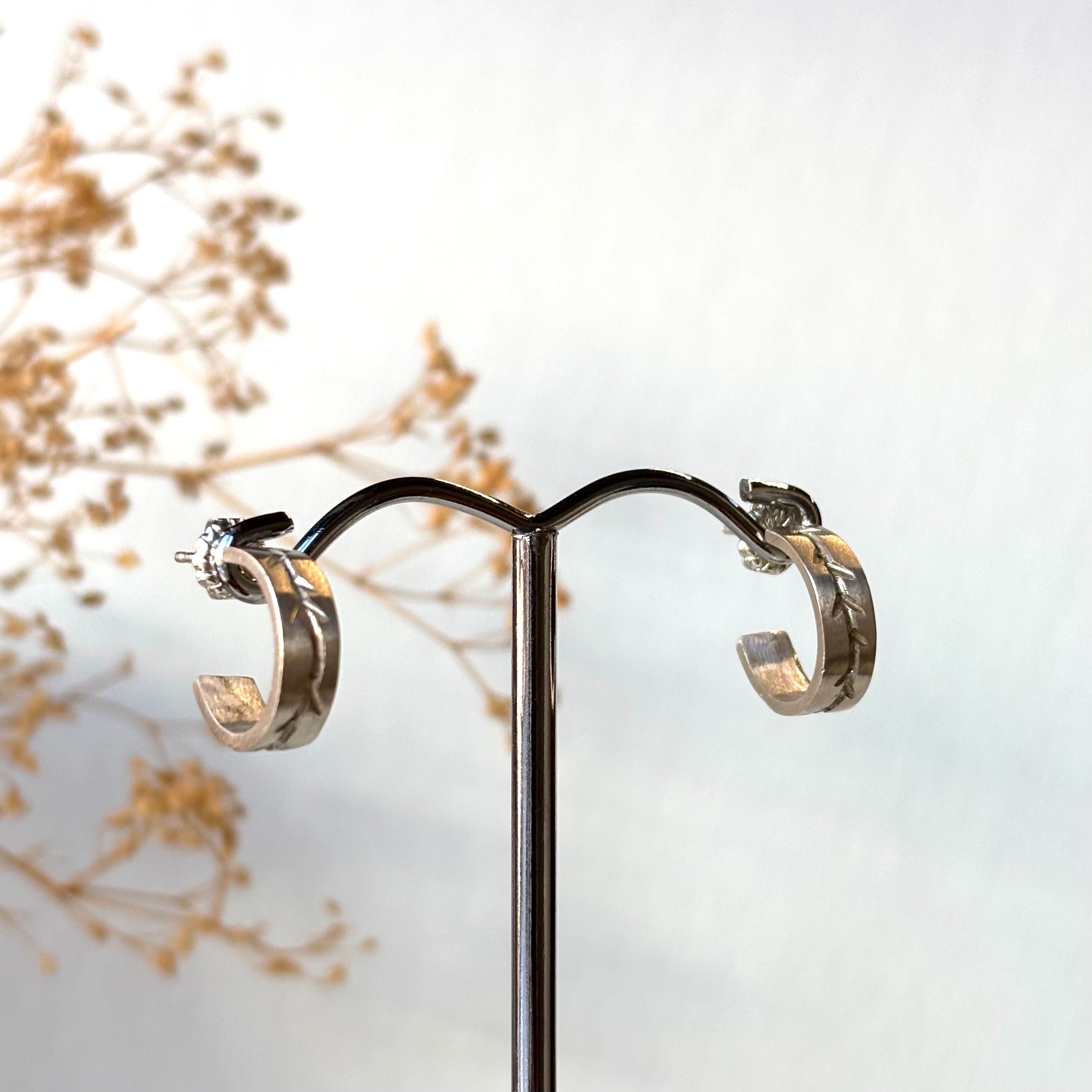 Andrea Mueller, Vine Hoop Earrings-2