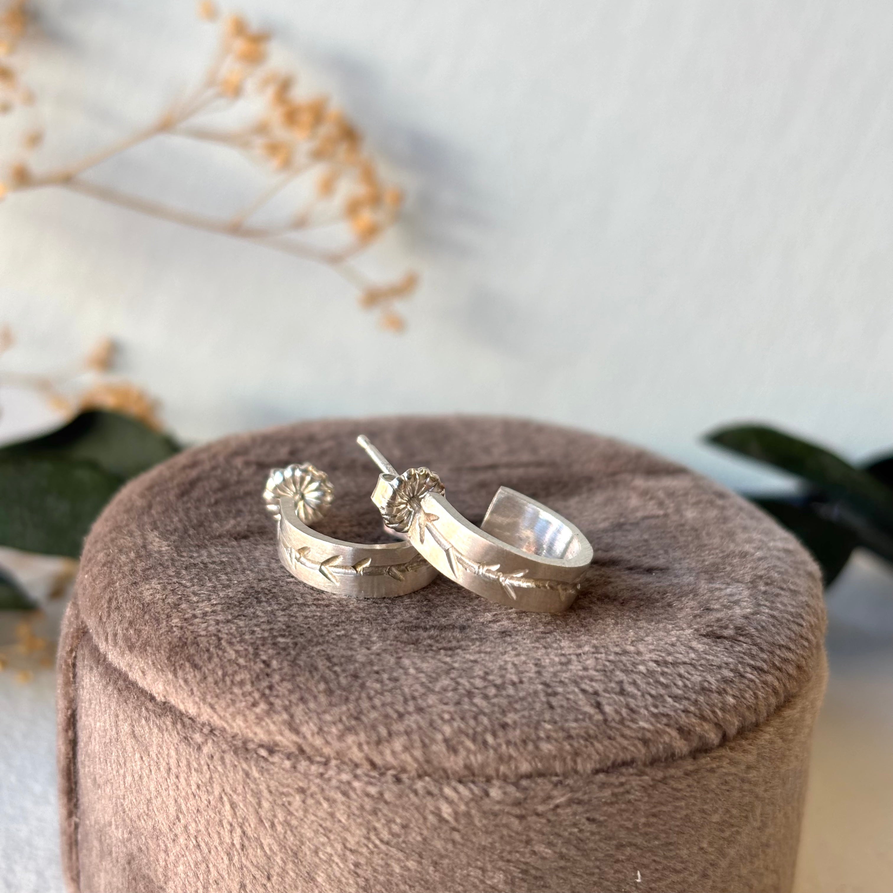Andrea Mueller, Vine Hoop Earrings-1