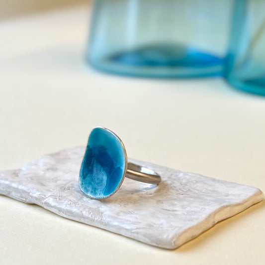 Galili Ellis, Turquoise Enamel Ring