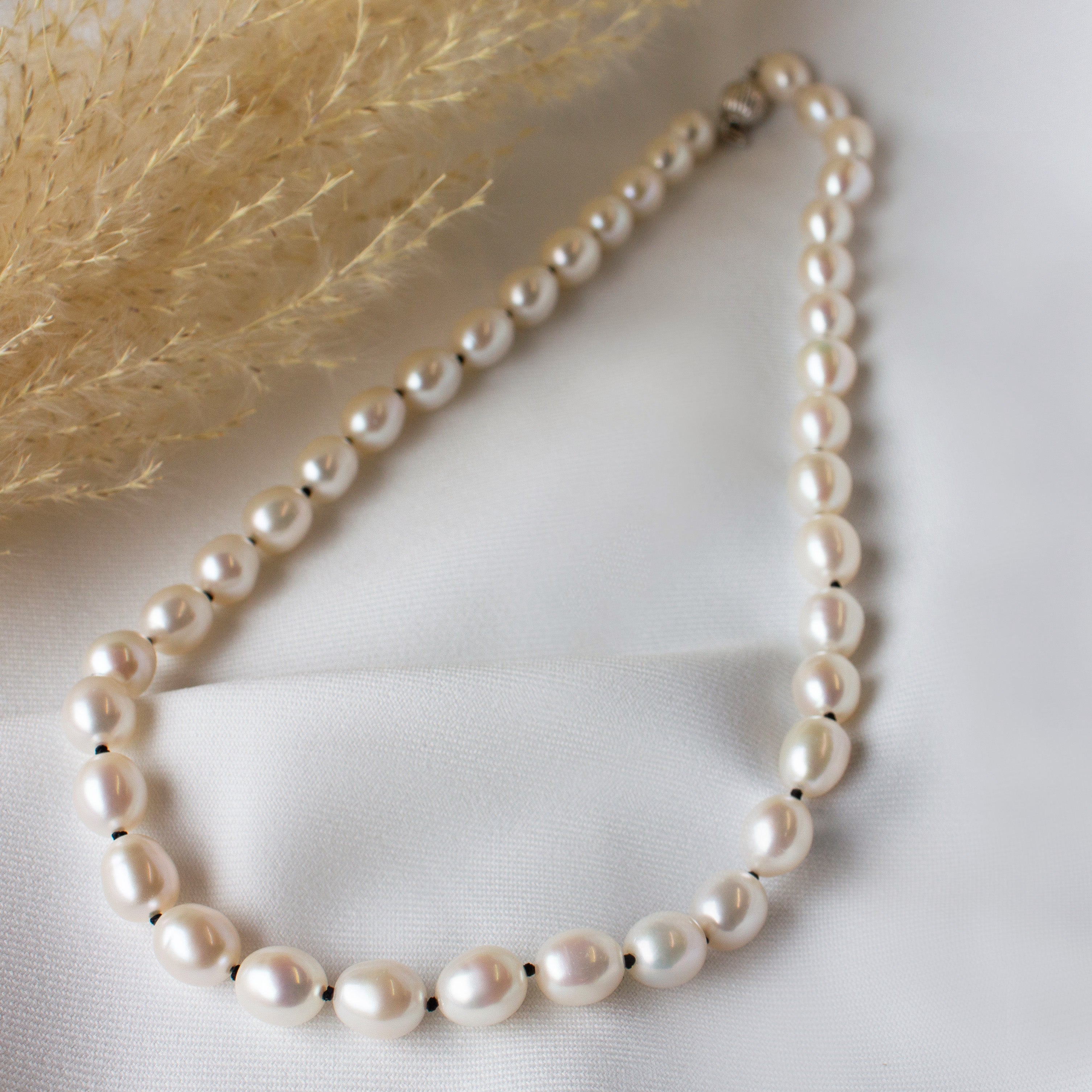 Andrea Mueller, Silk Knots Pearl Necklace-3