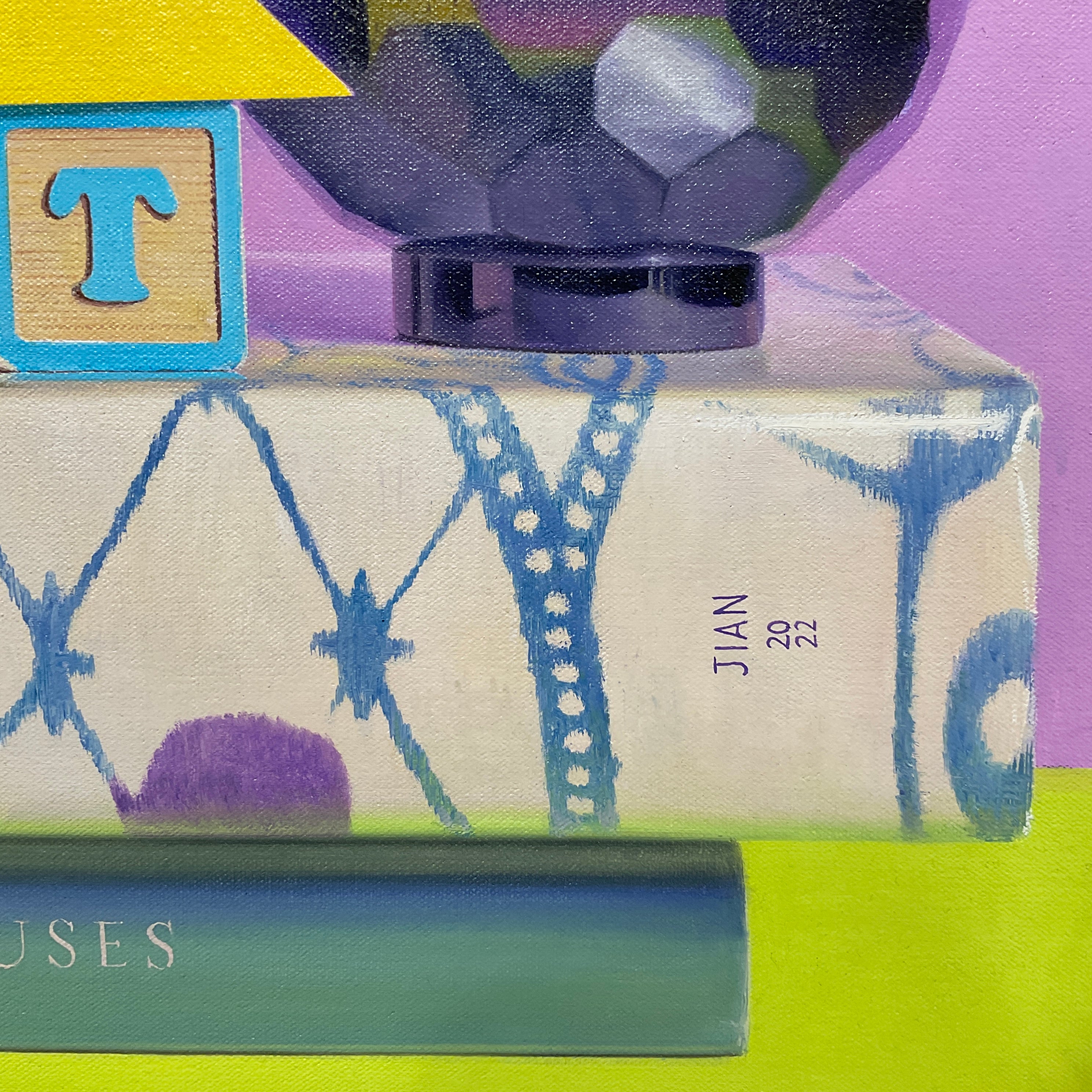 Jian Zhang, Still Life in Light Purple-4