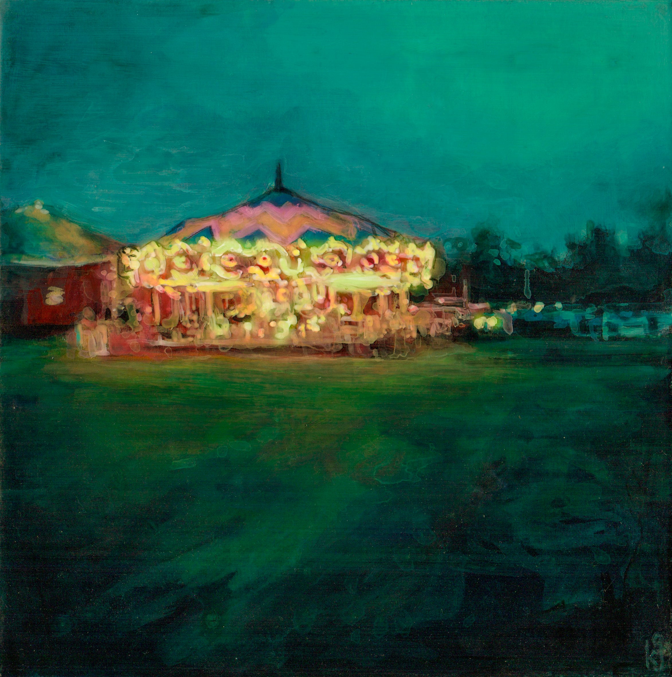 Kelly Grace, Study for "Millbrook Fair"