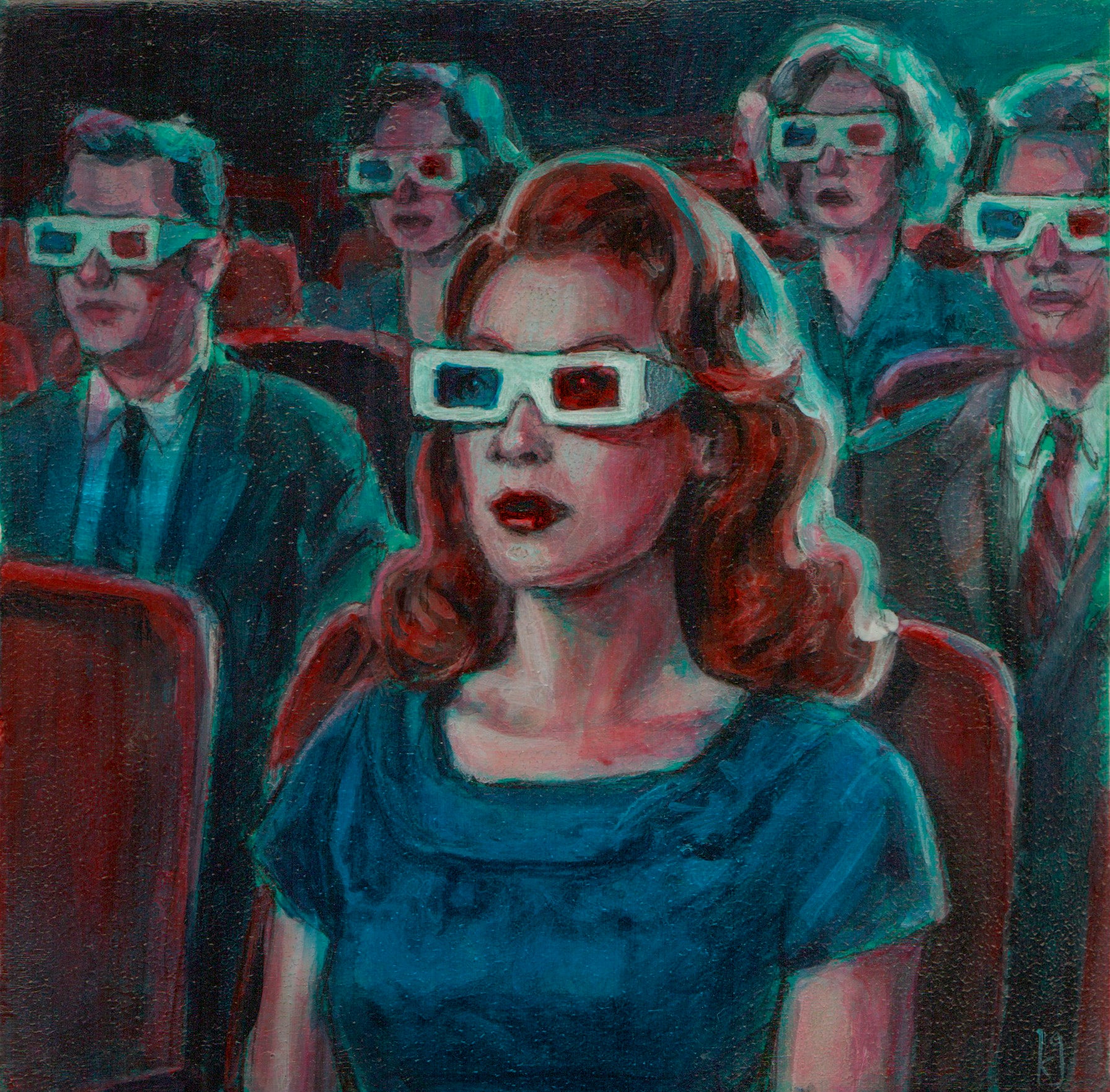 ACQUIRED | Kelly Grace, Study for "The Screen Test"-3