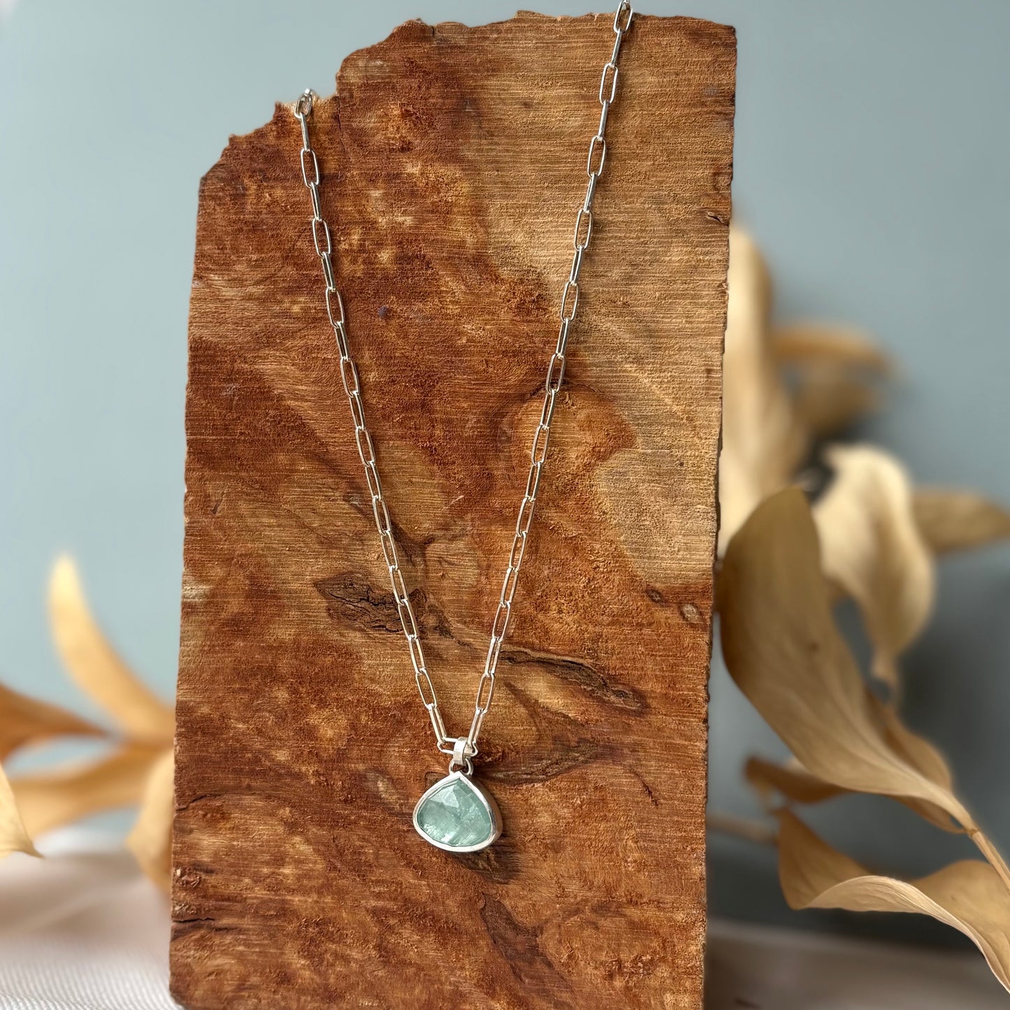 Andrea Mueller, Kyanite Teardrop Necklace