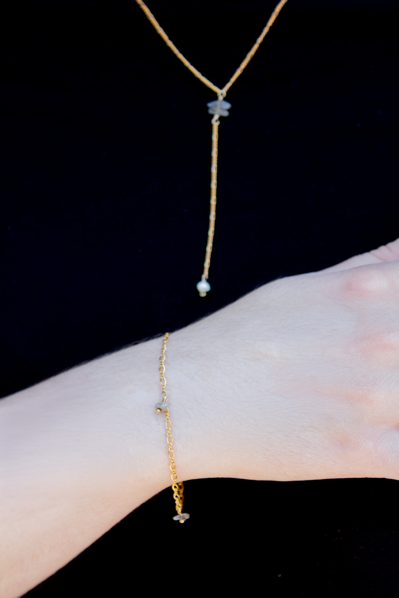 Hailey Jane, Labradorite Figaro Bracelet-3