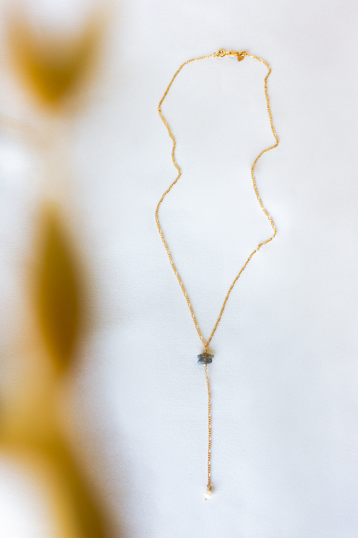 Hailey Jane, Labradorite Lariat Necklace-5