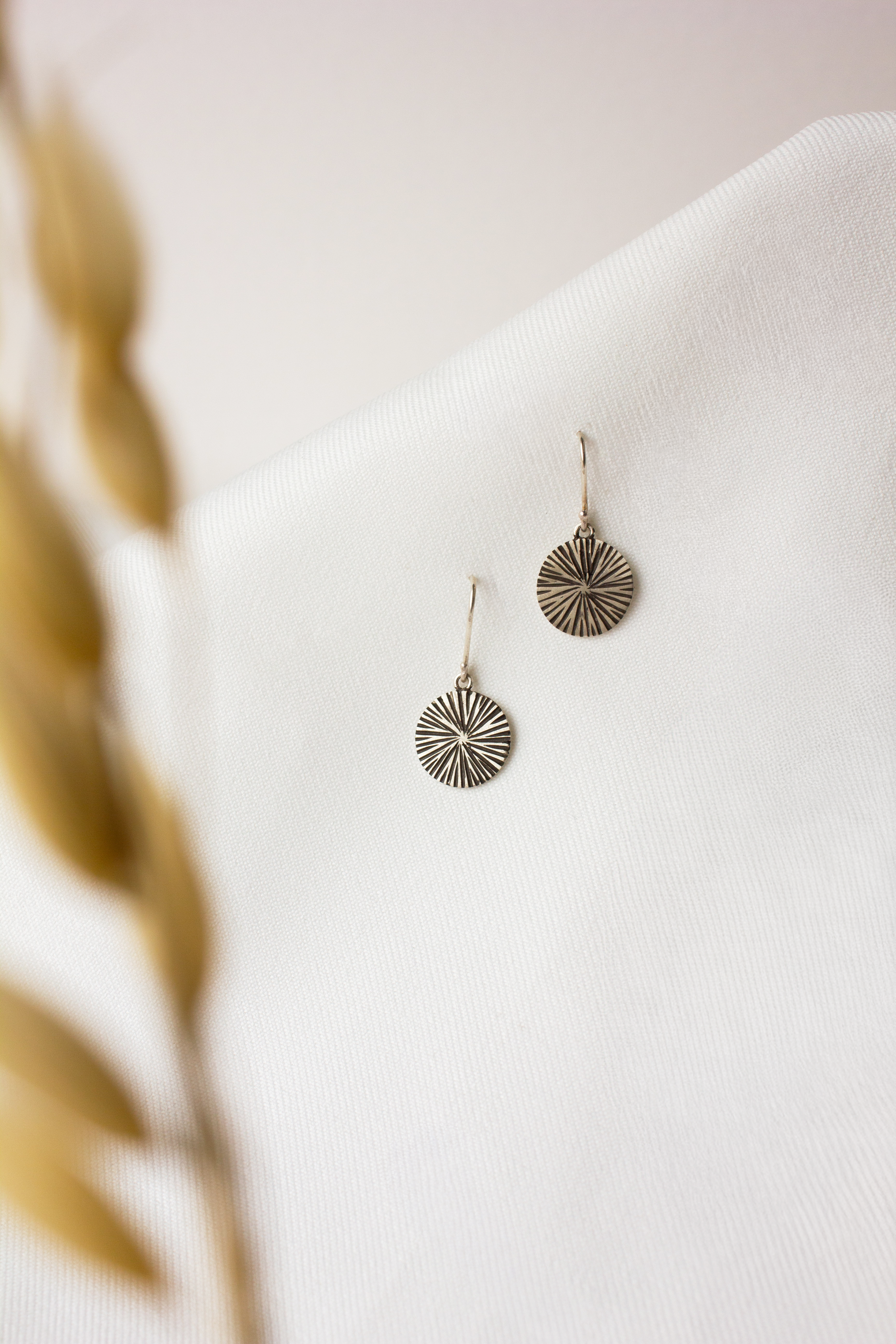 Andrea Mueller, Rays of Light Dangle Earrings