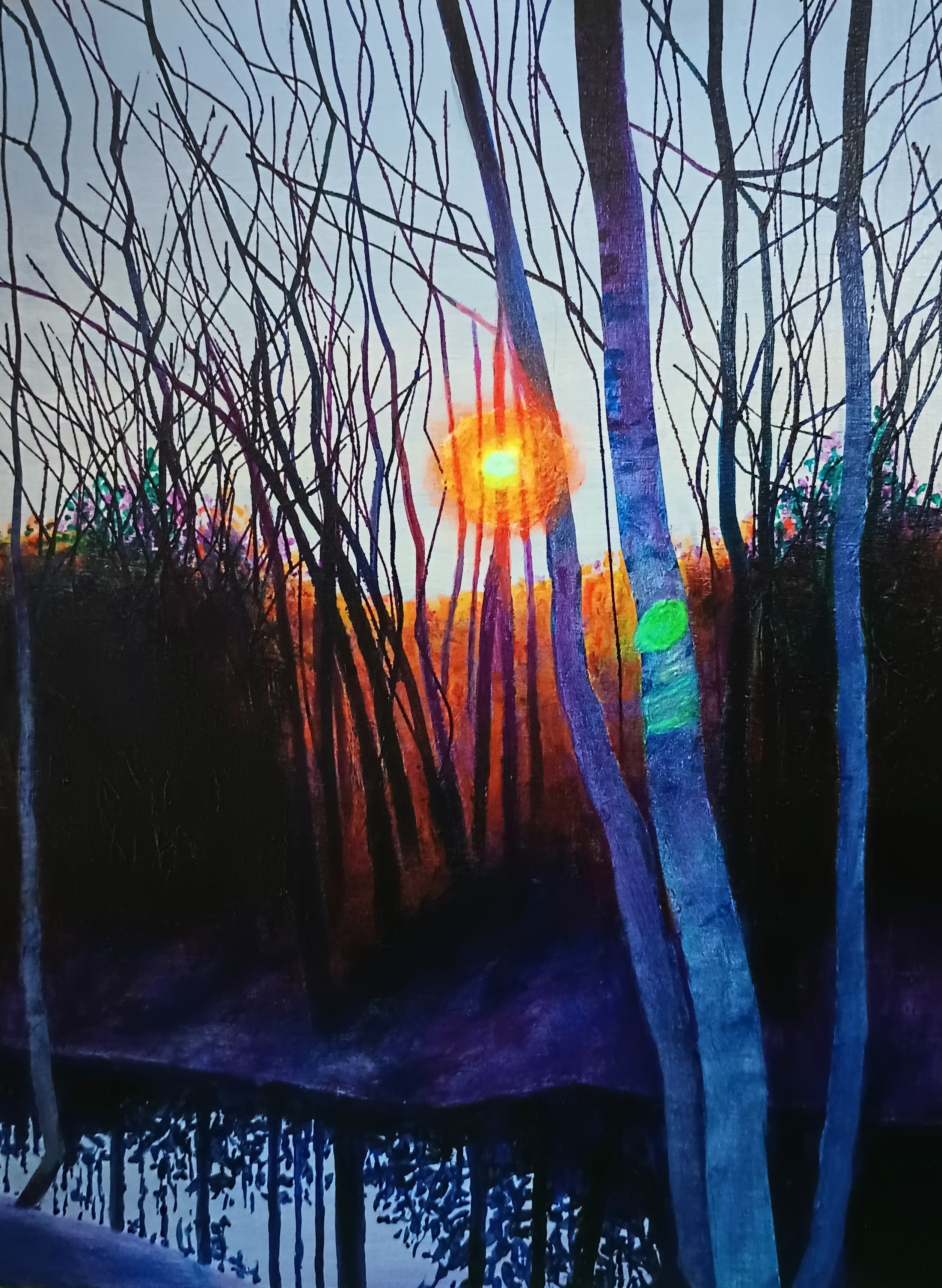 Lee Stewart, Glowing Morning Sun