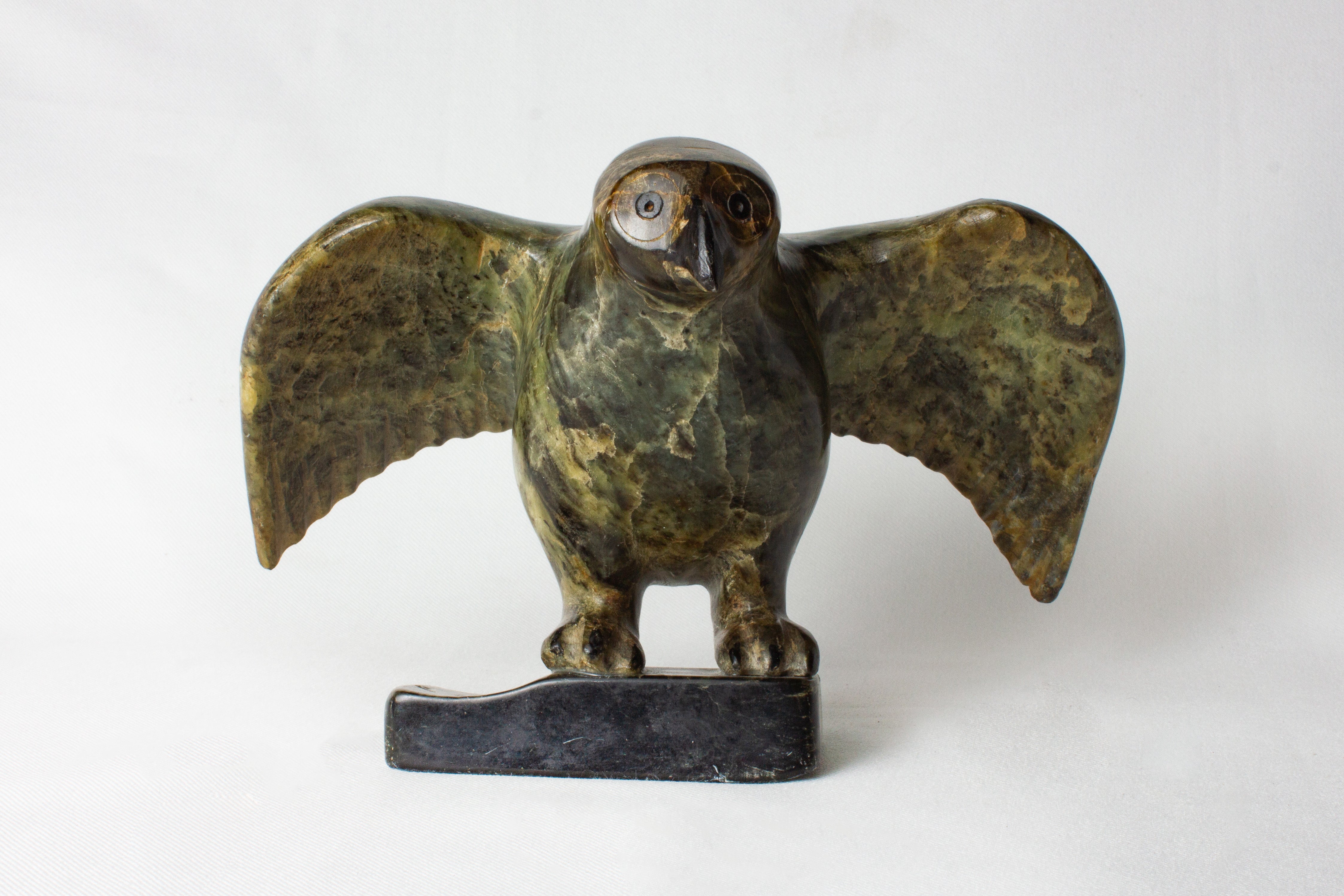Owl Perched on a Stoop, Simeonie Kowjakoolook (Inuit, Kimmirut)