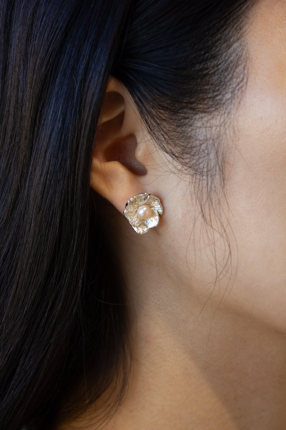 Kathryn Rebecca, Poppy Pearl Stud Earrings-2