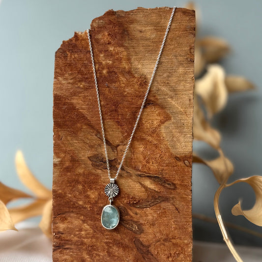 Andrea Mueller, Ray of Light Necklace with Aquamarine
