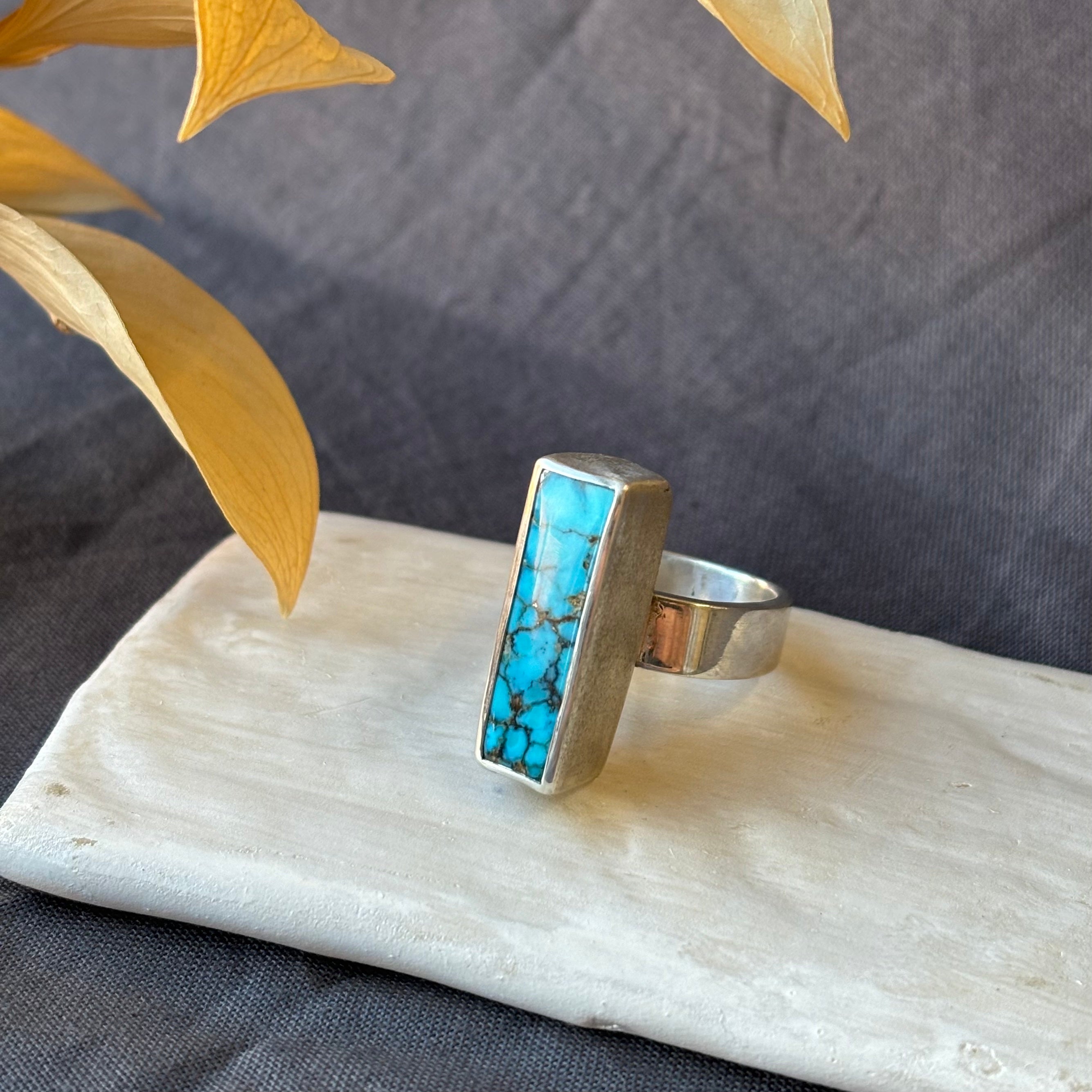 Galili Ellis, Rectangle Turquoise Ring