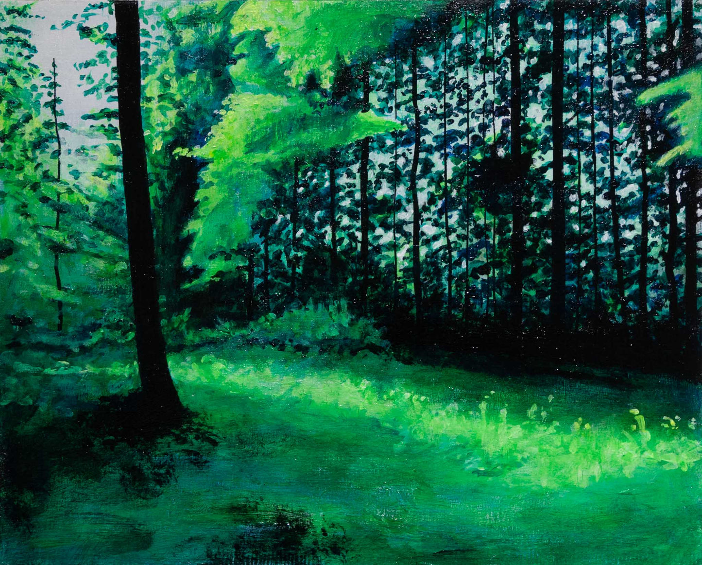 Lee Stewart, Second Location: Wooded Area