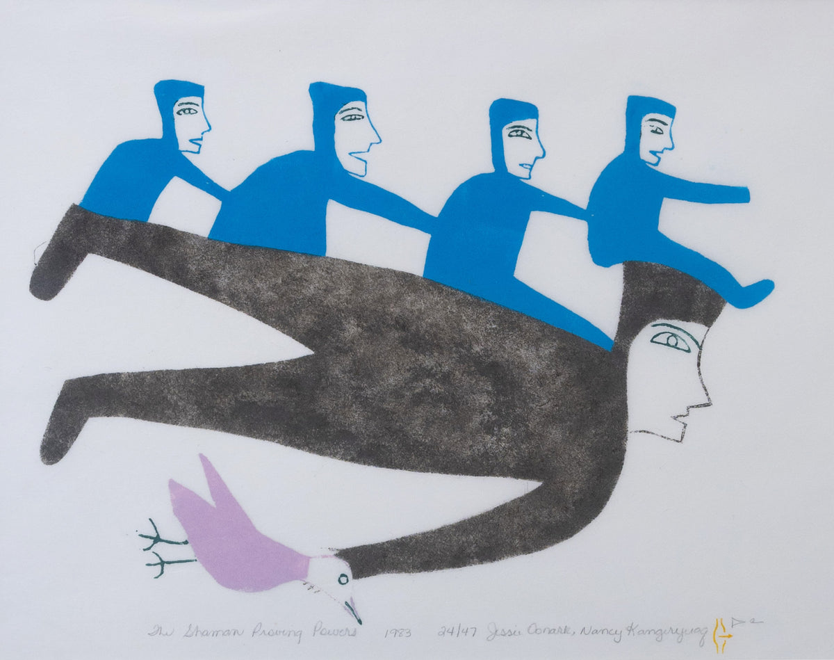 The Shaman Proving Powers, Jessie Oonark (Inuit, Qamani'tuaq)-3
