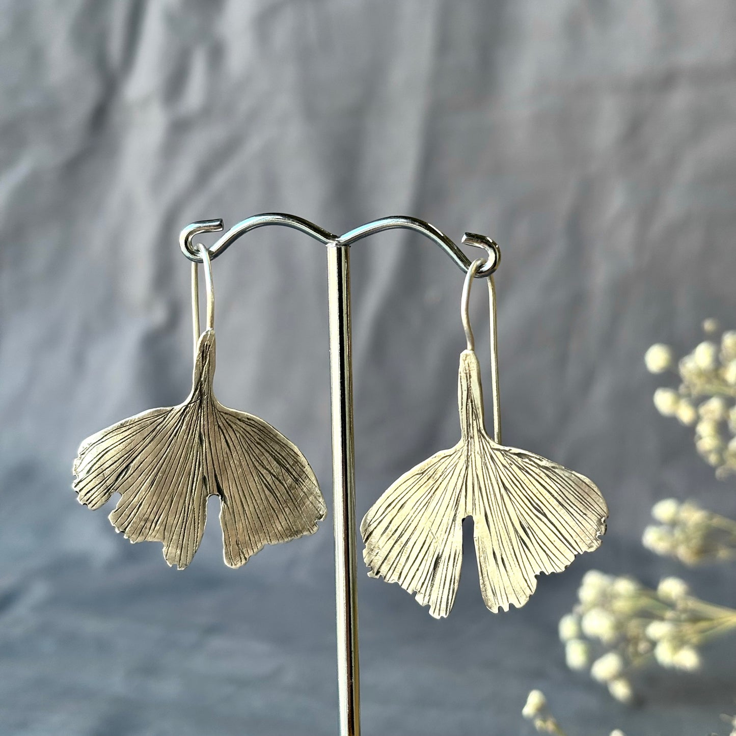 Galili Ellis, Ginkgo Leaf Earrings