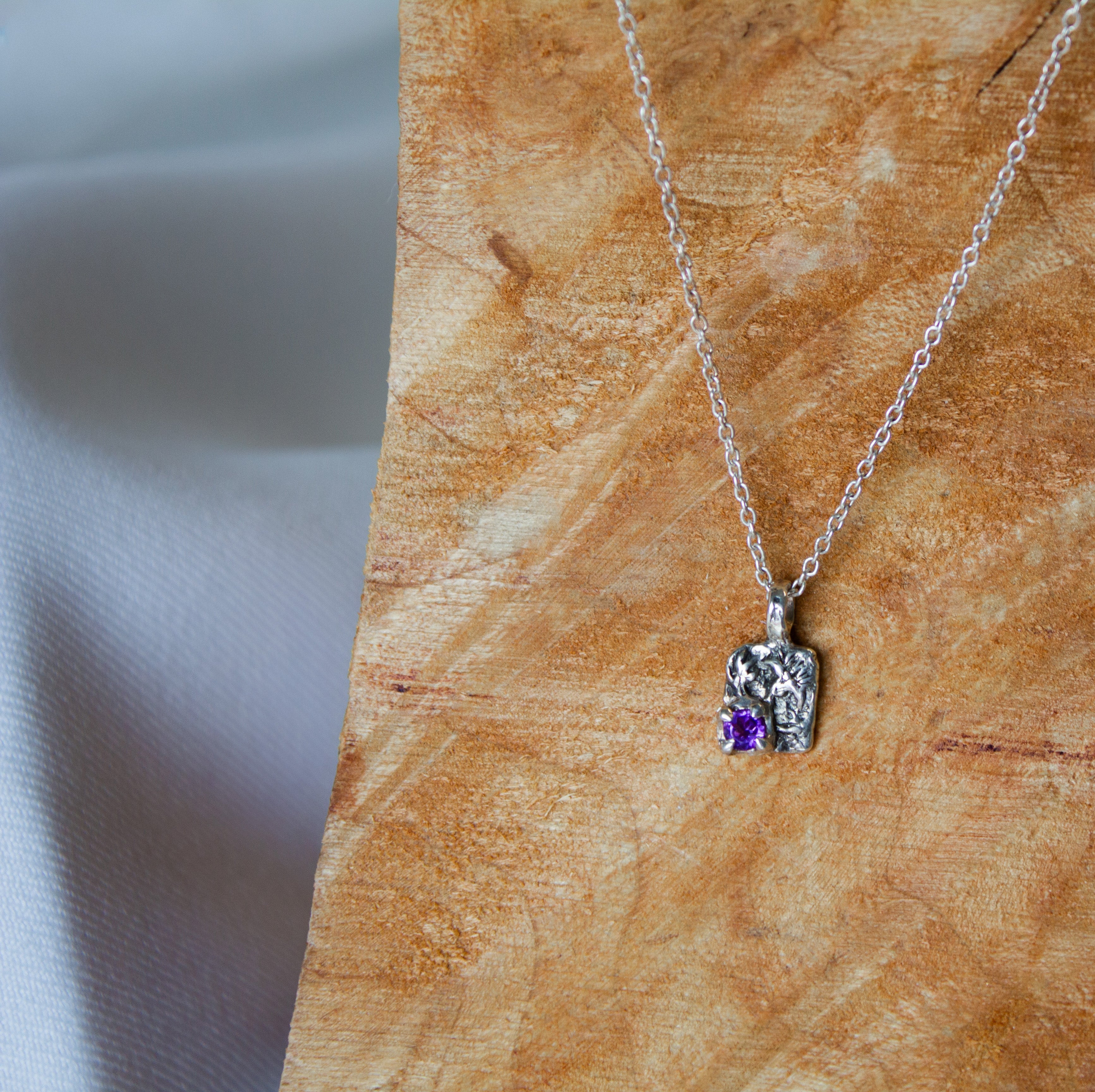 RYHN, Amethyst Thistle Necklace-4
