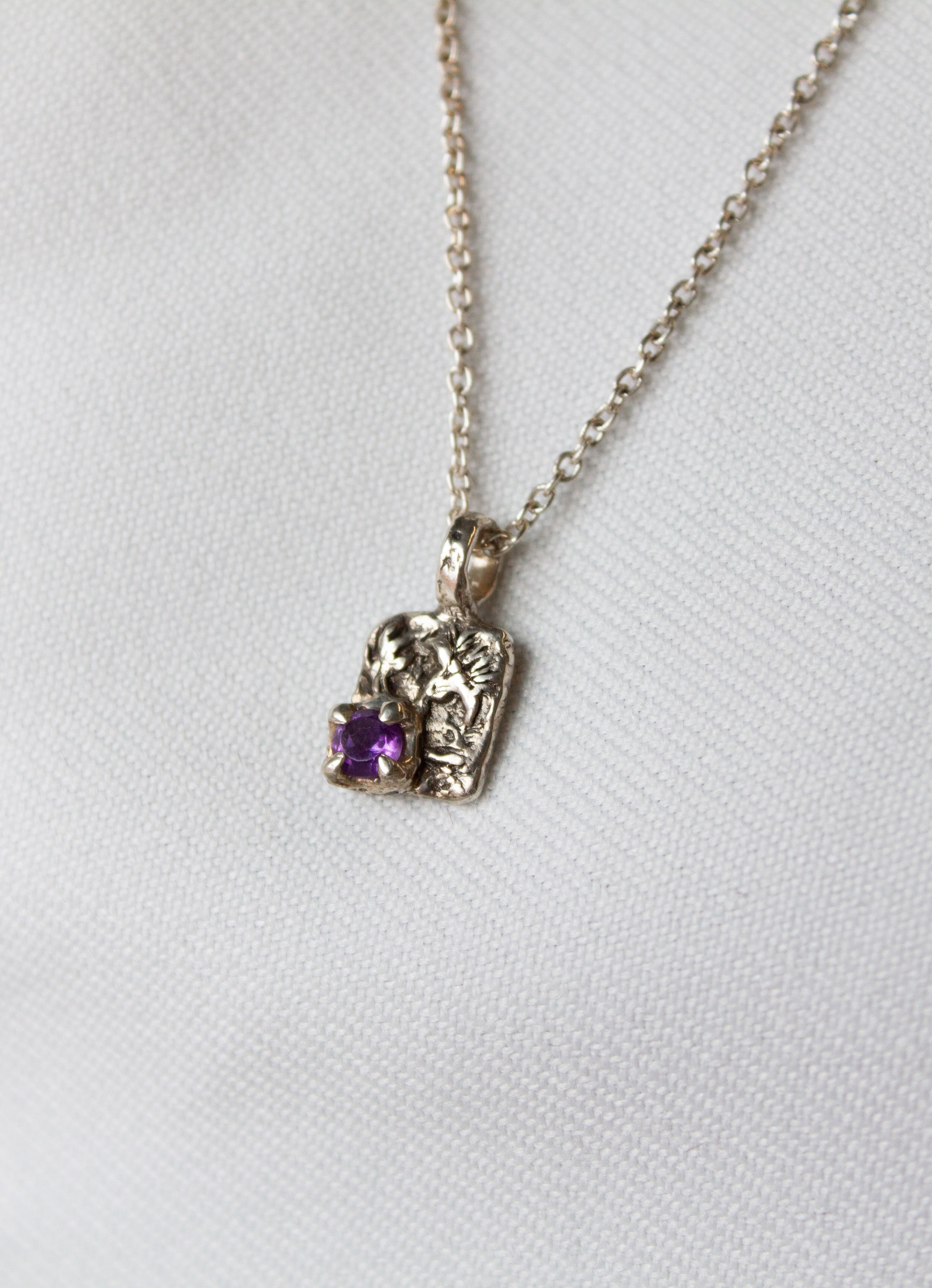 RYHN, Amethyst Thistle Necklace
