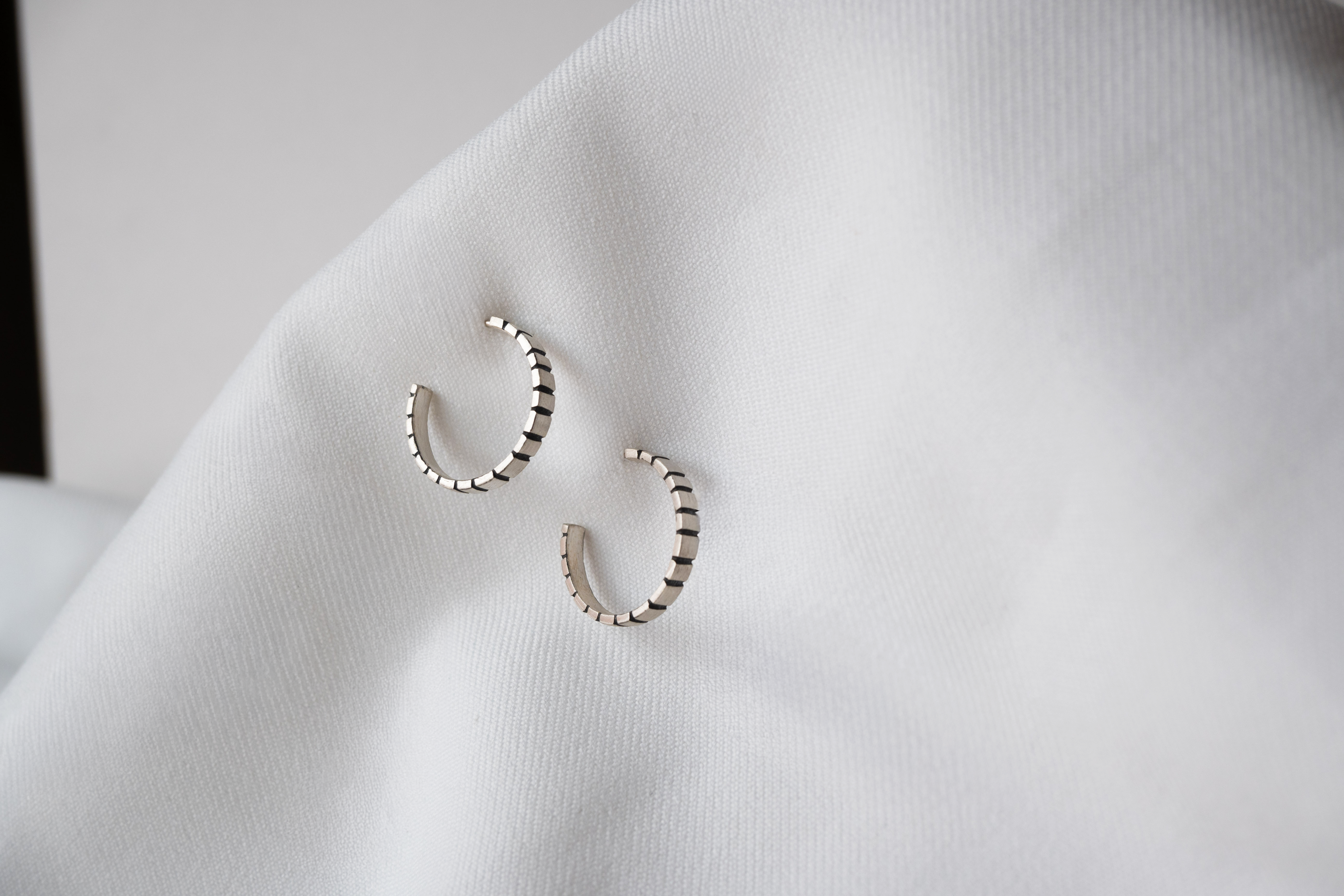 Andrea Mueller, Stacked Square Hoop Earrings