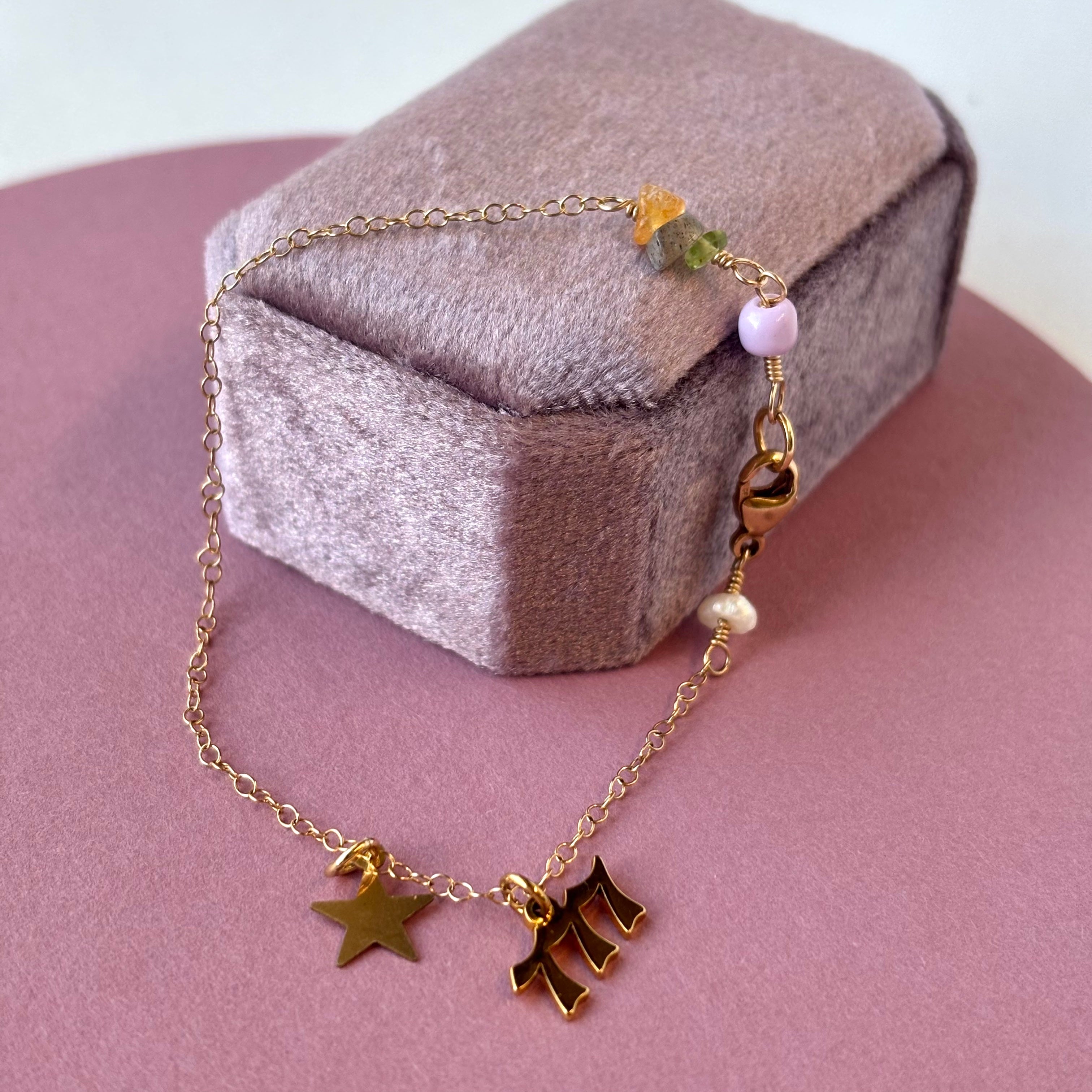 Hailey Jane, Star and 777 Charm Bracelet