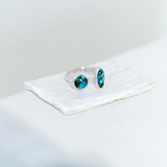 Galili Ellis, Turquoise Asymmetrical Open Ring