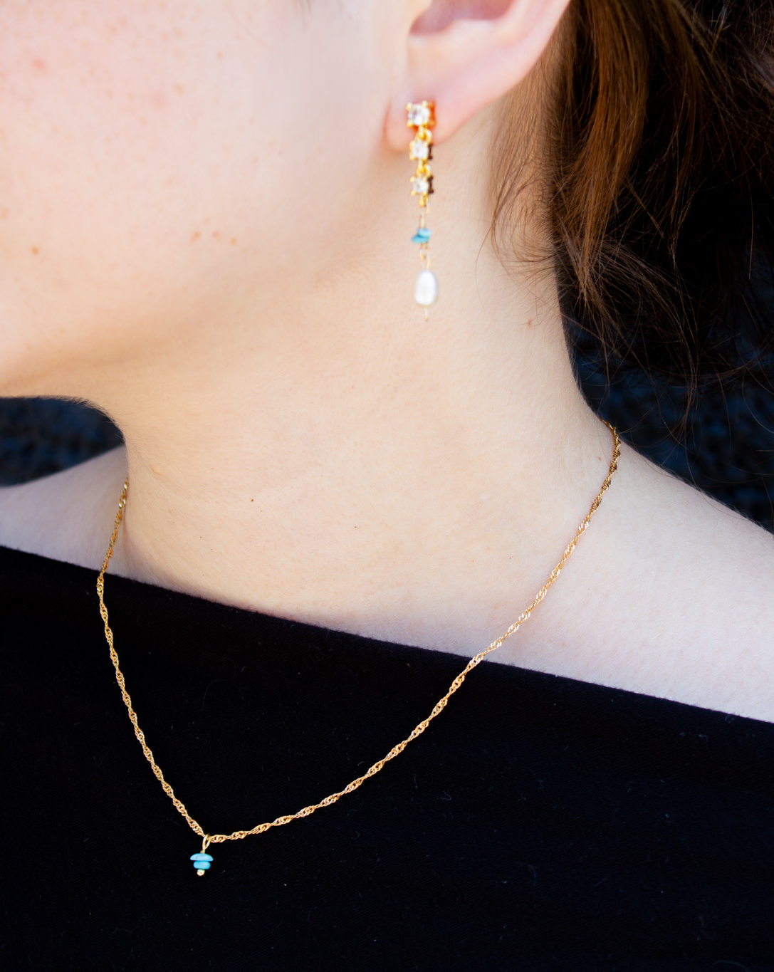 Hailey Jane, Singapore Turquoise Necklace
