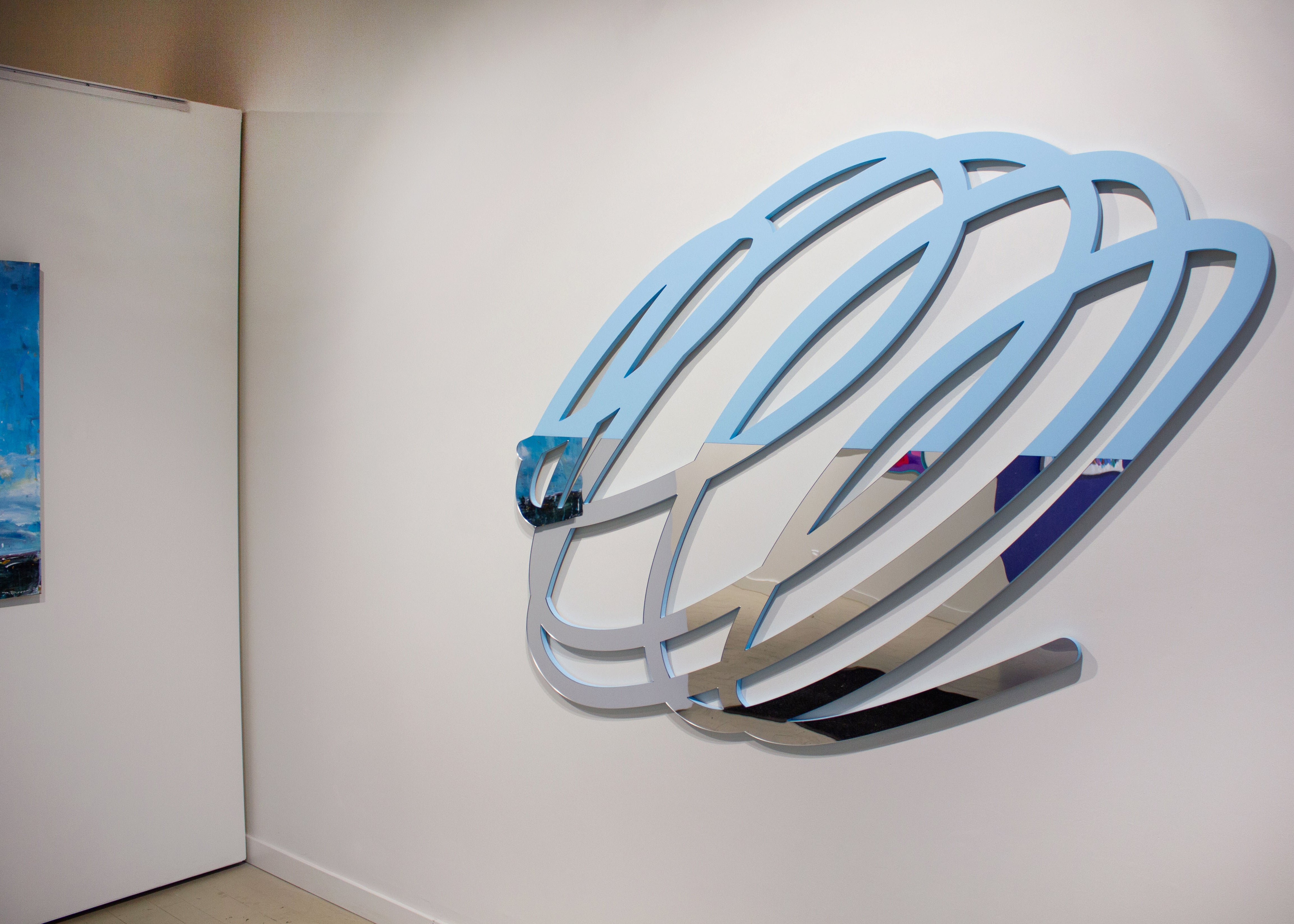 Nate Nettleton, Untitled (Sky Blue and Mirror)-3