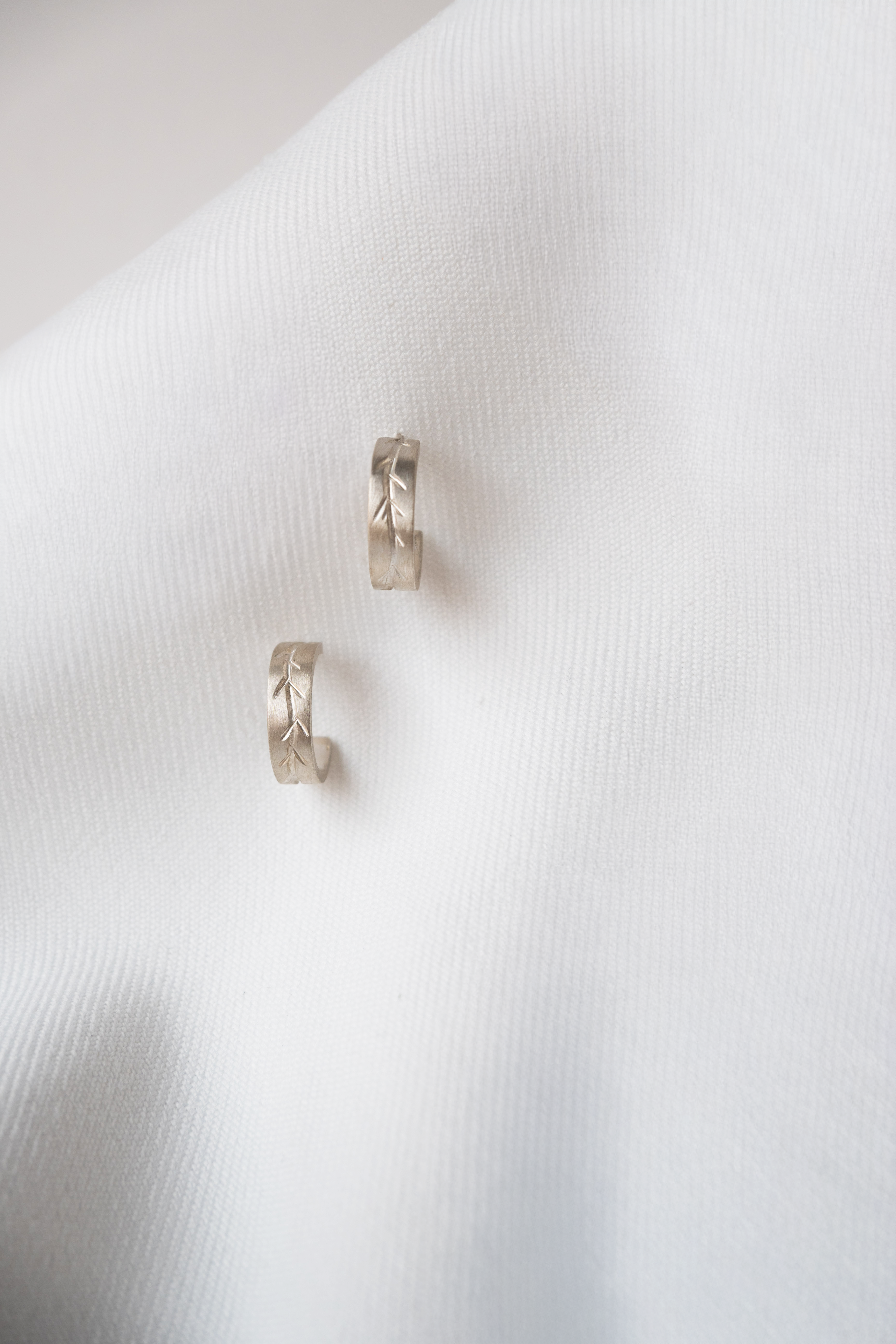 Andrea Mueller, Vine Hoop Earrings