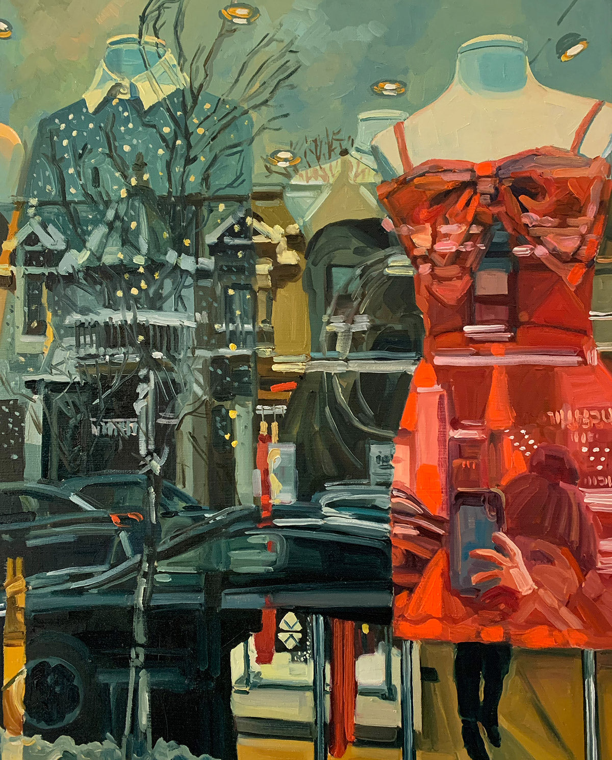 Iryna Merkulova, Fitting into a Red Dress