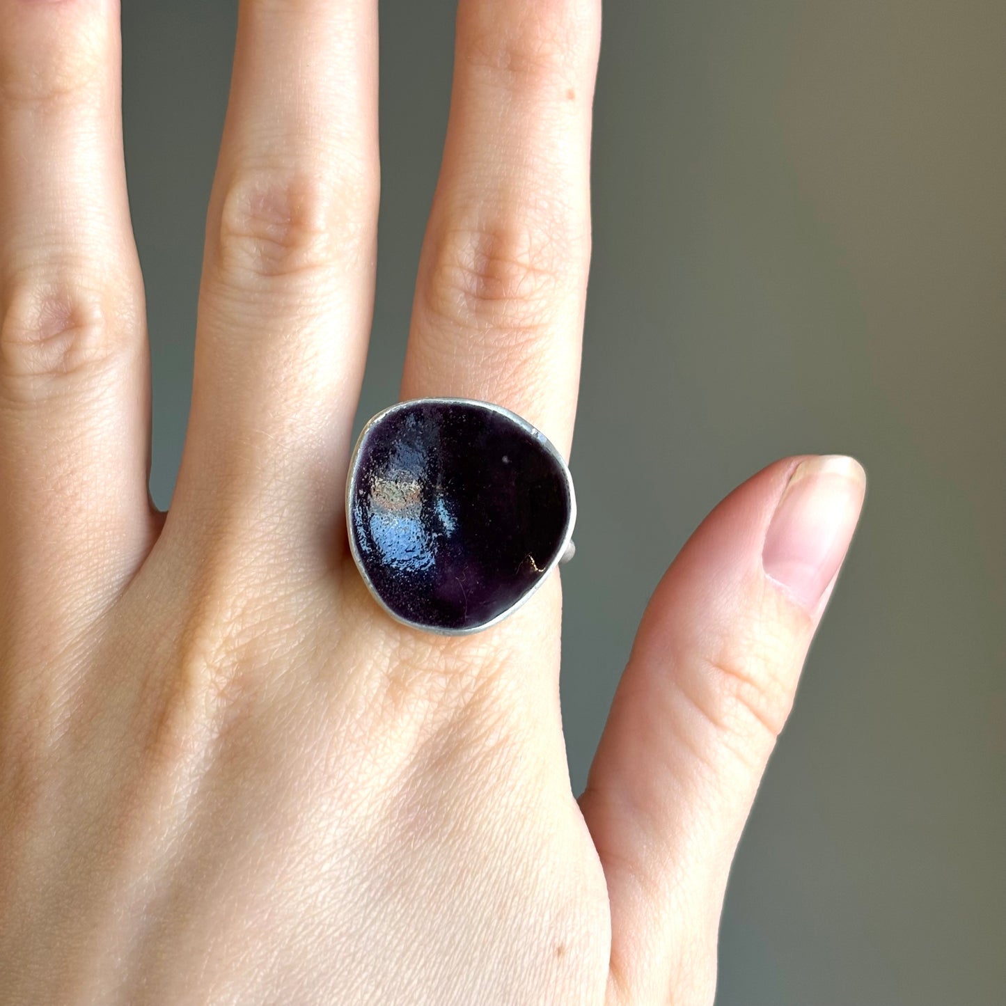 Galili Ellis, Purple Enamel Ring