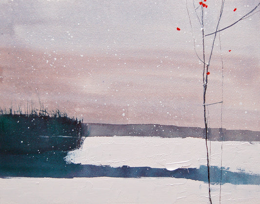 David Lidbetter, River in Winter