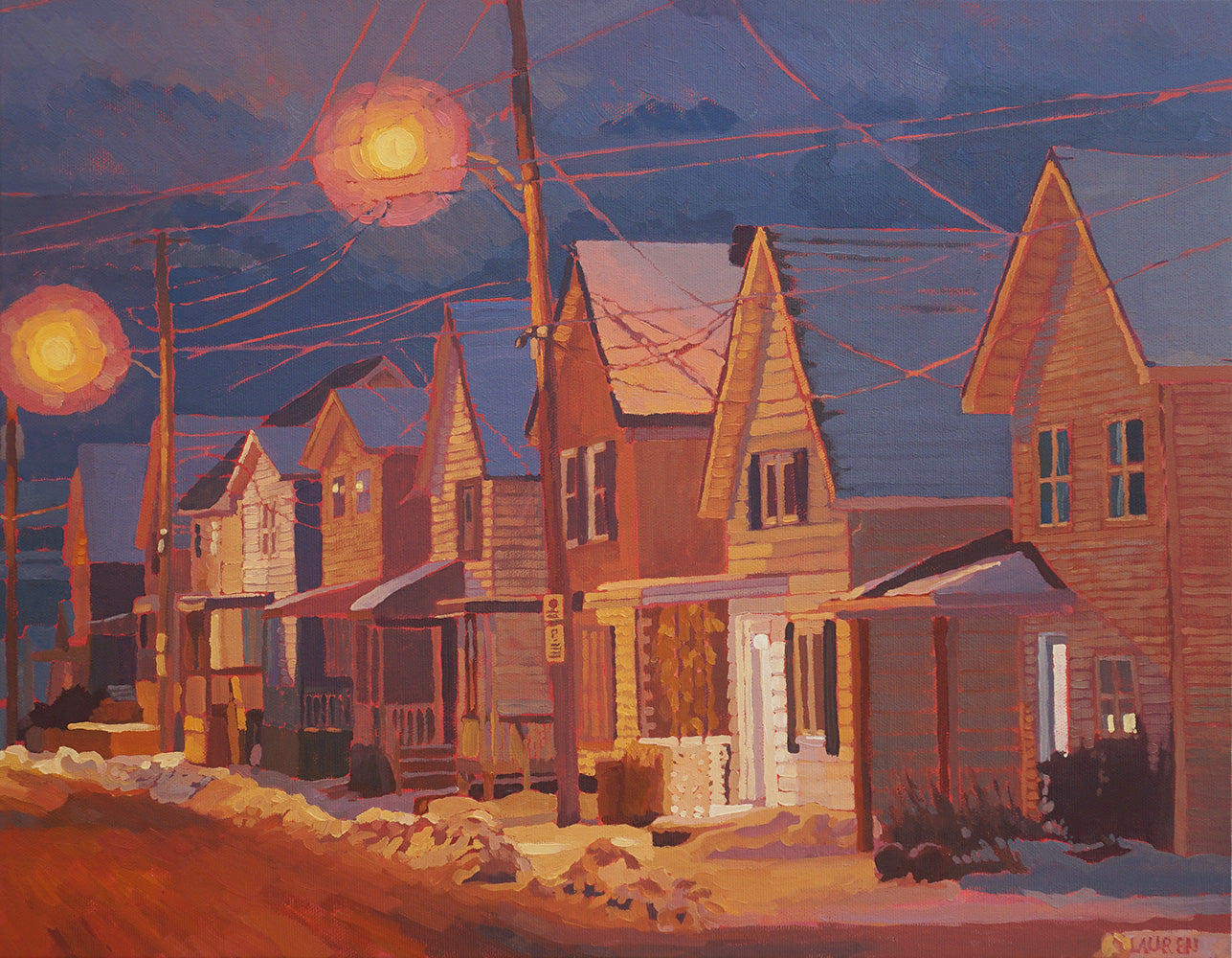 Lauren Mercer-Smail, Rue Papineau at Night