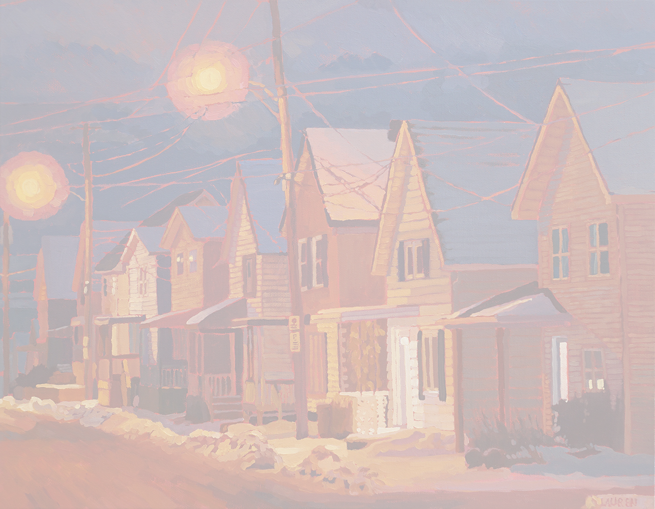 ACQUIRED | Lauren Mercer-Smail, Rue Papineau at Night