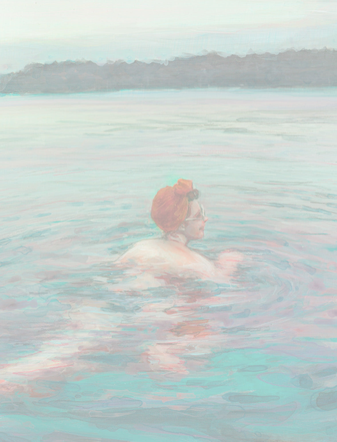 ACQUIRED | Kelly Grace, Study for "The Country Lake"