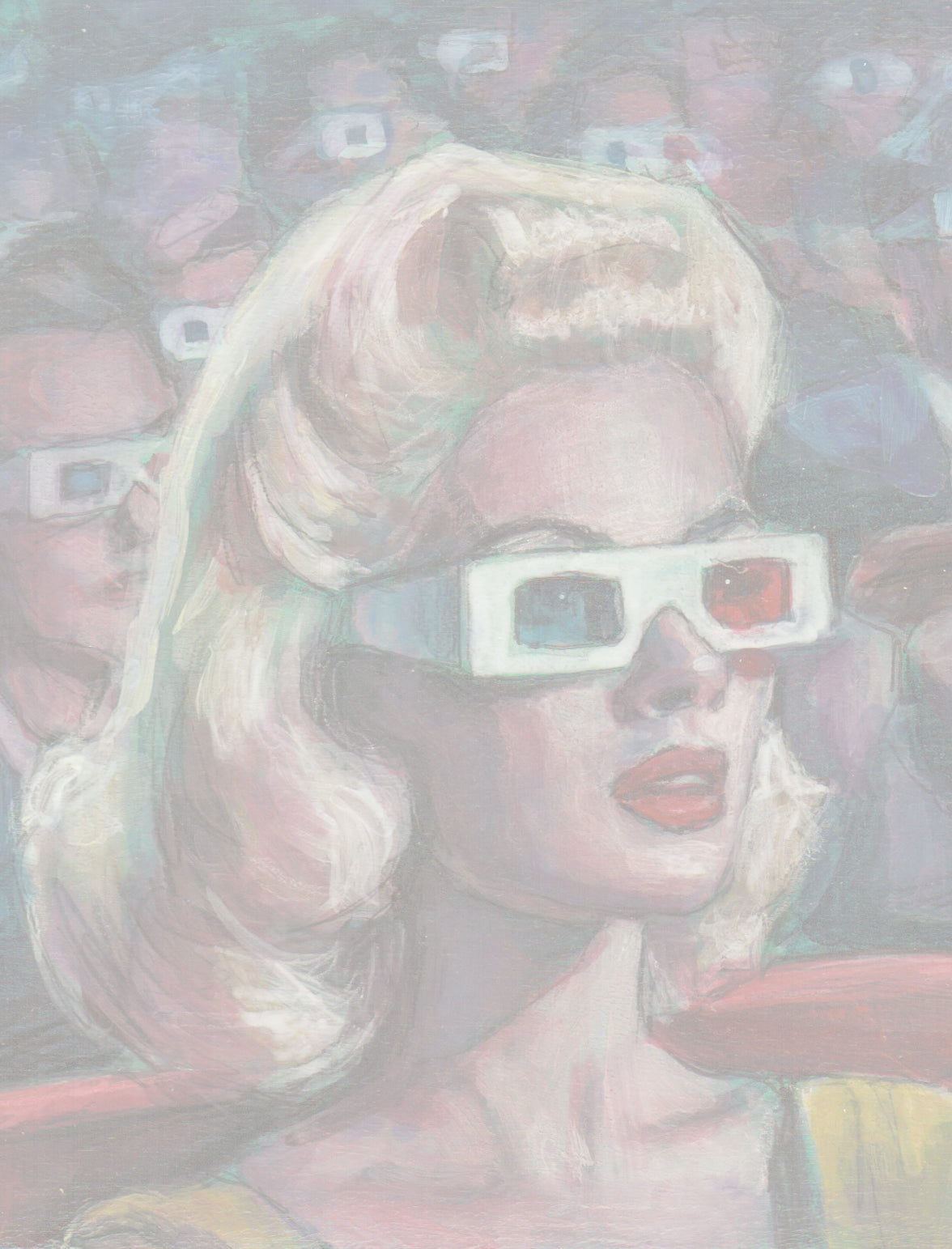 ACQUIRED | Kelly Grace, Study for "Opening Night"