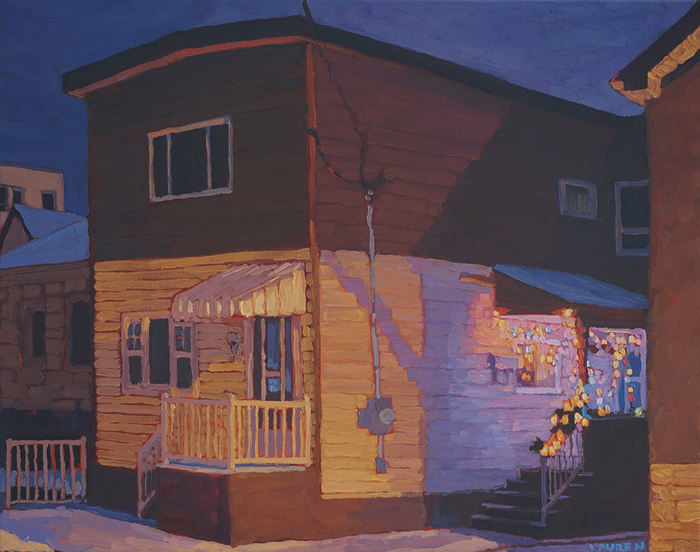 Lauren Mercer-Smail, A Small Town at Night