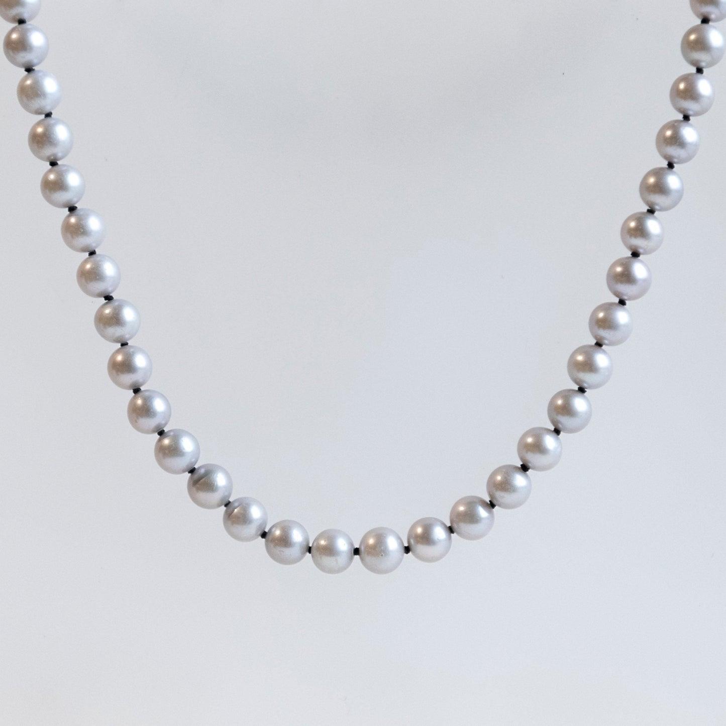 Andrea Mueller, Grey Pearl Necklace