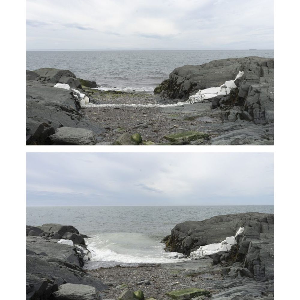 Marianne Chenard, Drawing. Corridor (diptych)