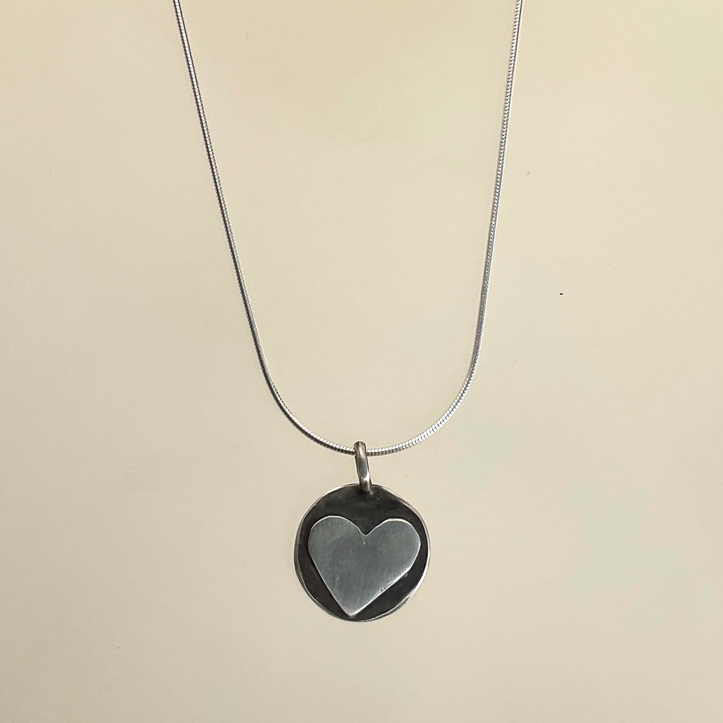 Galili Ellis, Circular Heart Pendant Necklace