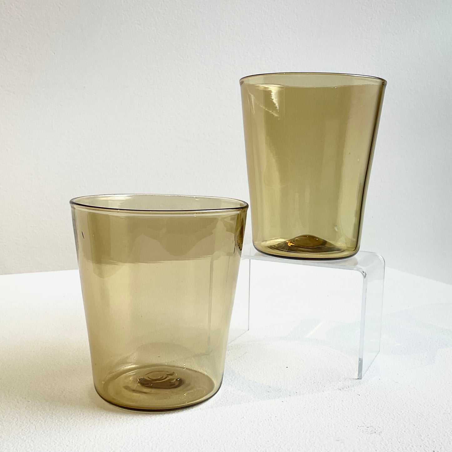 Silvia Taylor, Green Glass Cups (Set of 2)