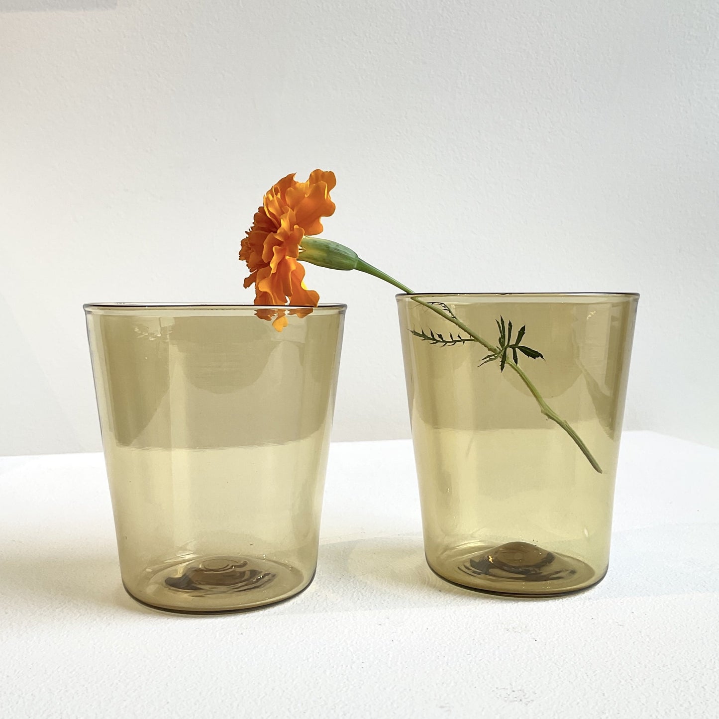 Silvia Taylor, Green Glass Cups (Set of 2)