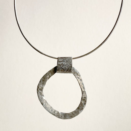 Galili Ellis, Closed Shapes Stamped Necklace