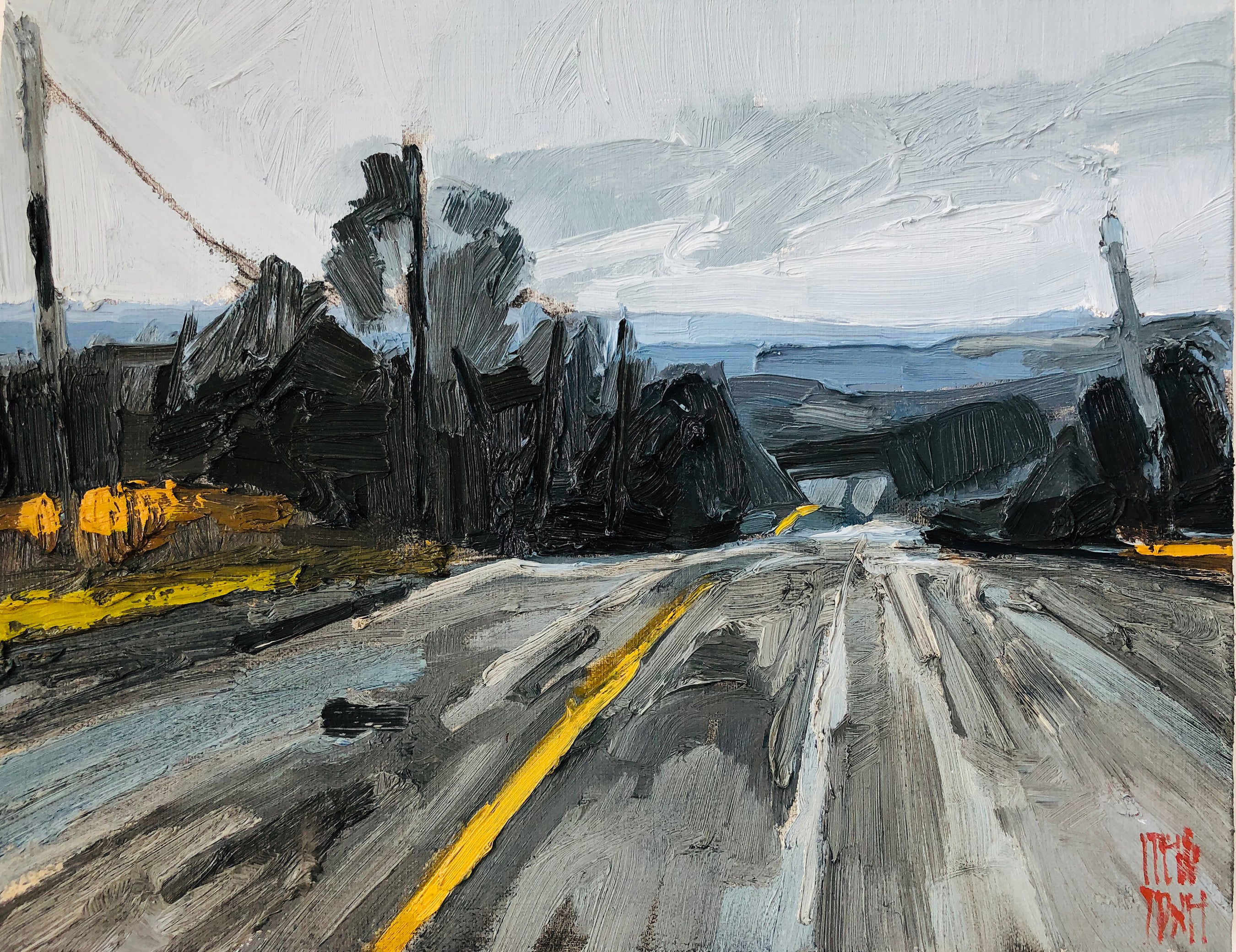 Stewart Jones, ON A COLD ROAD