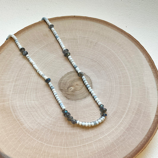 Kathryn Rebecca, Opal and Labradorite Necklace